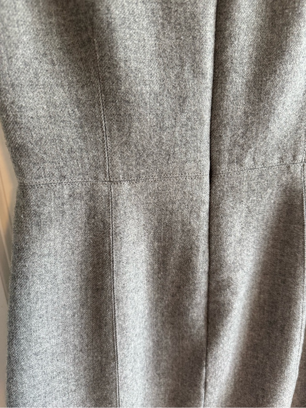 J. Crew 100% Wool Gray Midi Sheath Dress - Picture 4 of 6